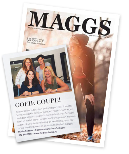 Studio Scissors Schoorl - Maggs Magazine Herfst 2016